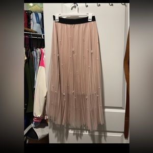 Dusty pink skirt